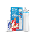 22oz. White Stainless Steel Bottle Starter Kit