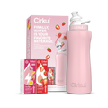 32oz. Blush Pink Stainless Steel Bottle Starter Kit